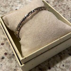 Brighton Sterling Silver Pebble Bangle Bracelet